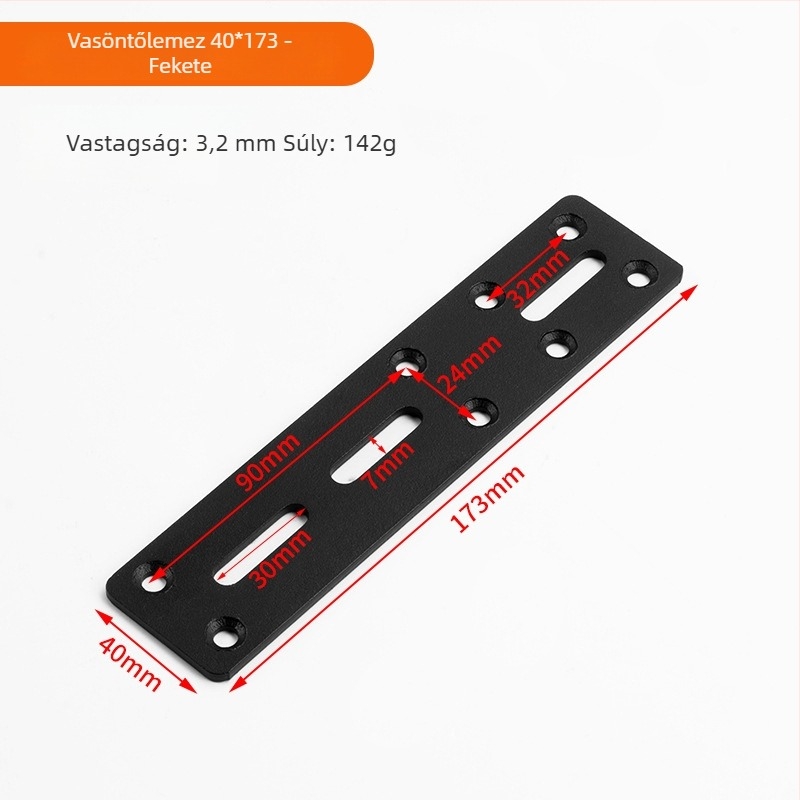 Állítható saroktartó bútorokhoz — hideg hengerelt acélból, Jin Rongda márka, modell Adjustable Corner Code, univerzális felhasználás, modern minimalist stílus