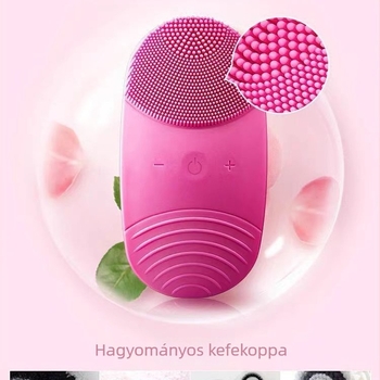 Estma szilikon arcápoló készülék, elektromos arctisztító, pórustisztítás és mitesszer eltávolítás, otthoni használatra