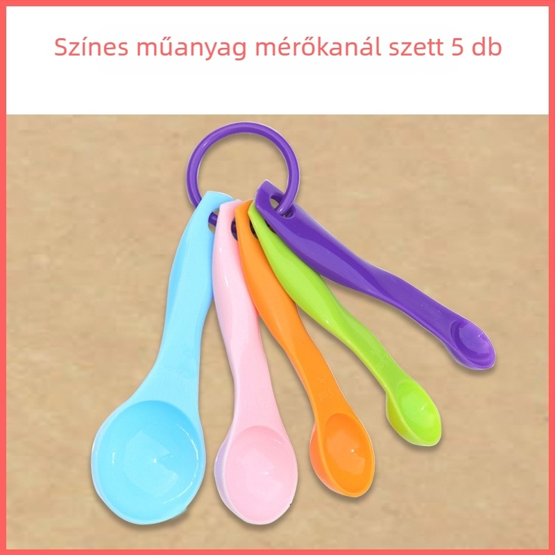 Big Eyes rozsdamentes acél mérőkanál készlet, 5 darabos sütőhöz