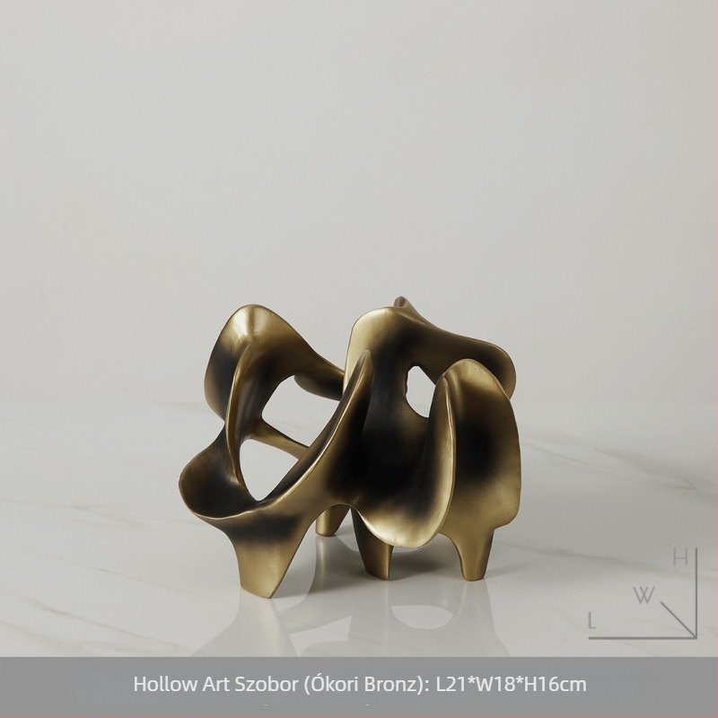 Resin figurás szobor, modern minimalista stílus, stickman kivitelezés