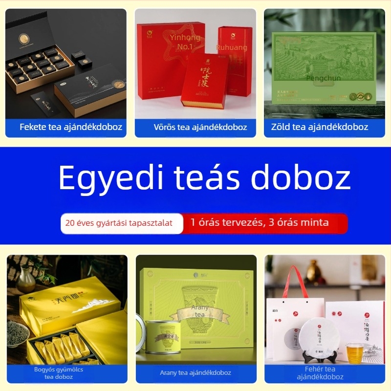 Dragon Ball teajád ajándékszett mandarinhéj üveggel, ajándék doboz és virágtea csomagolásra. Anyagok: kraftpapír, hullámkarton, fehér marhabőr, szürke karton. Testreszabás elérhető. Mesterség: UV‑fény, domborítás, forró díszítés, forró ezüst. Stílus: kínai