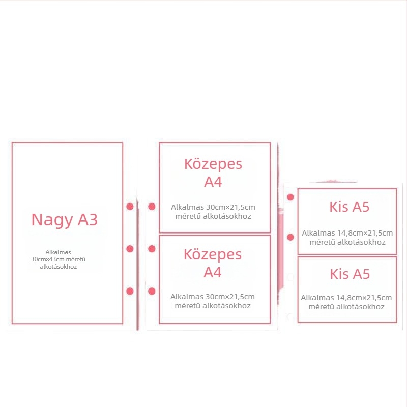Festés-klipszes album, modell 985; kapacitás akár 160 lap; anyag: Egyéb; anyagvastagság: Papír