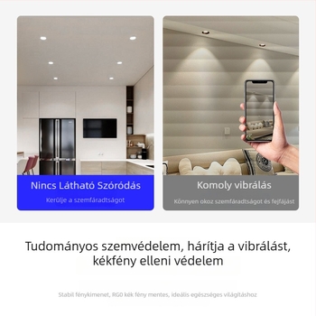 Beépíthető LED mennyezeti downlight, rejtett szerelés, 220V, CRI 80–89, hideg-rolled acél ház, 3C tanúsítvány 2020011001289084
