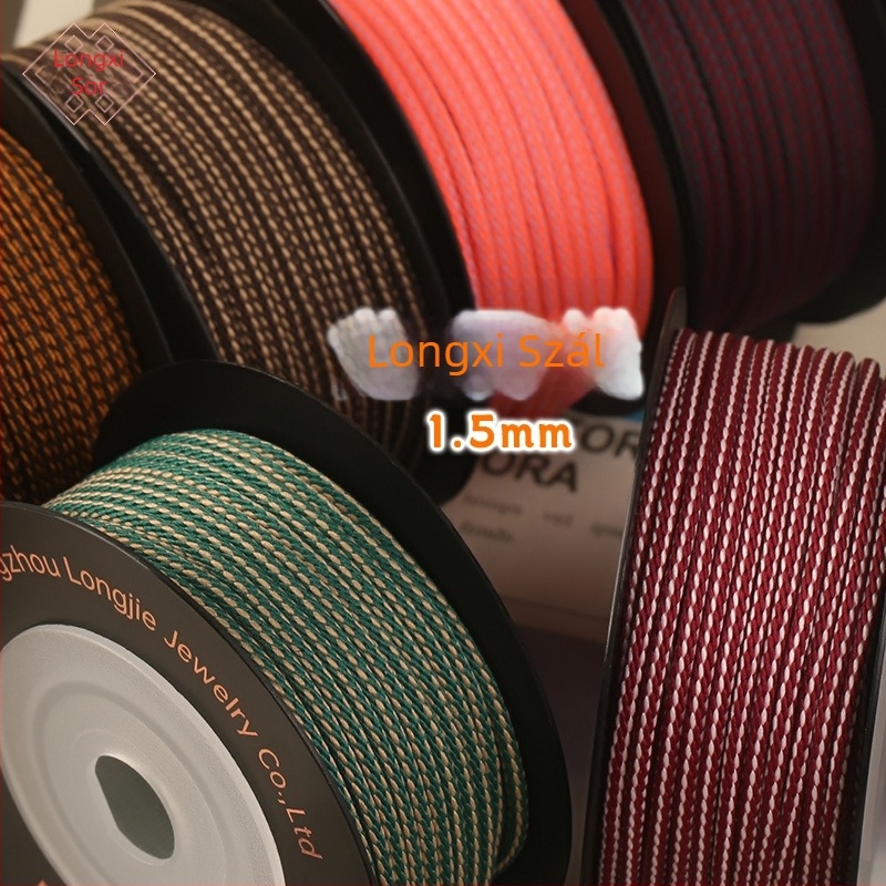 Dragon Knot Dragon Whisker Line Kézzel készített jégselyem fonal — kézműves projektekhez, például ékszerekhez, hajdíszekhez, bojtokhoz és varráshoz