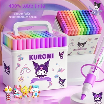 Chalk Time akril filctollak – fedő tinta, egymásra rakható készlet általános iskolai rajzhoz