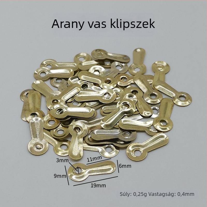 Fém fotókeret hátlap-klipszek – dinnyeszem formájú klipszek, Hongzun márka