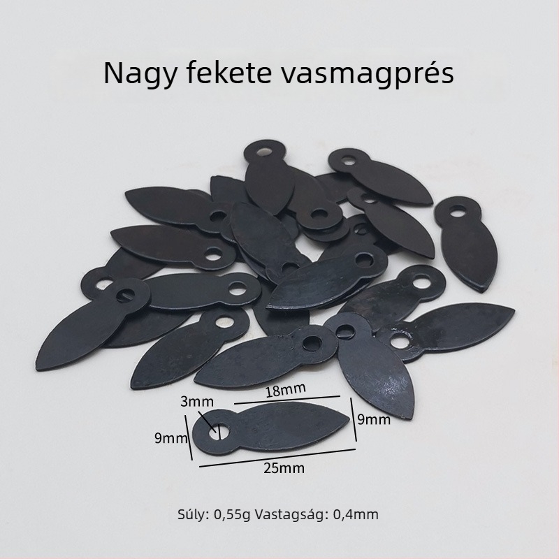 Fém fotókeret hátlap-klipszek – dinnyeszem formájú klipszek, Hongzun márka