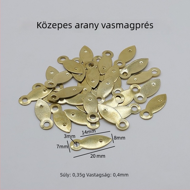 Fém fotókeret hátlap-klipszek – dinnyeszem formájú klipszek, Hongzun márka