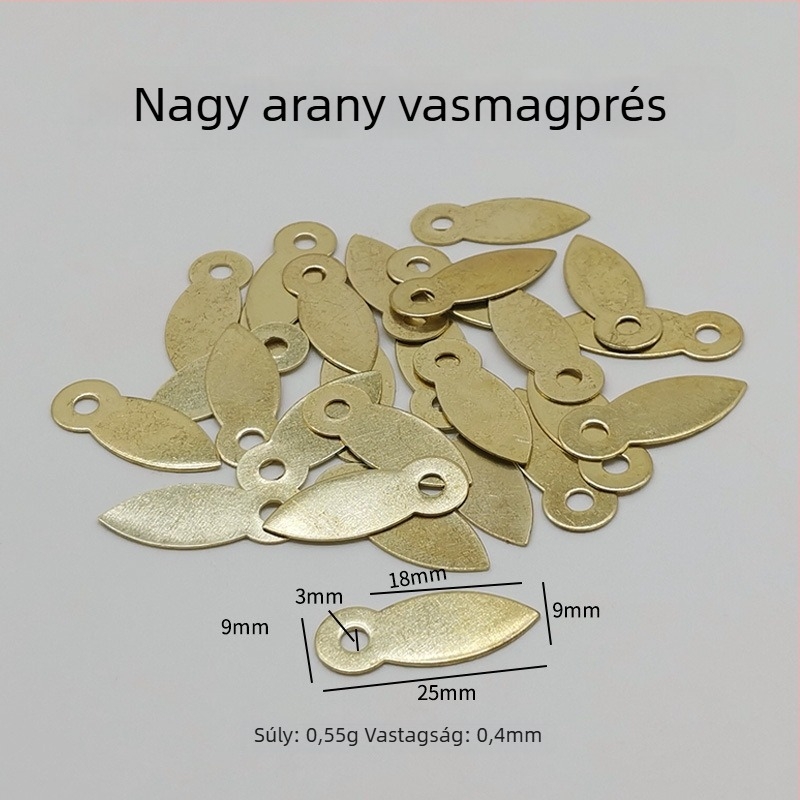 Fém fotókeret hátlap-klipszek – dinnyeszem formájú klipszek, Hongzun márka