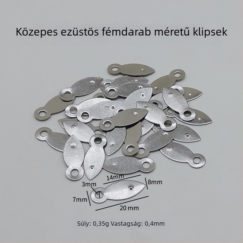 Fém fotókeret hátlap-klipszek – dinnyeszem formájú klipszek, Hongzun márka