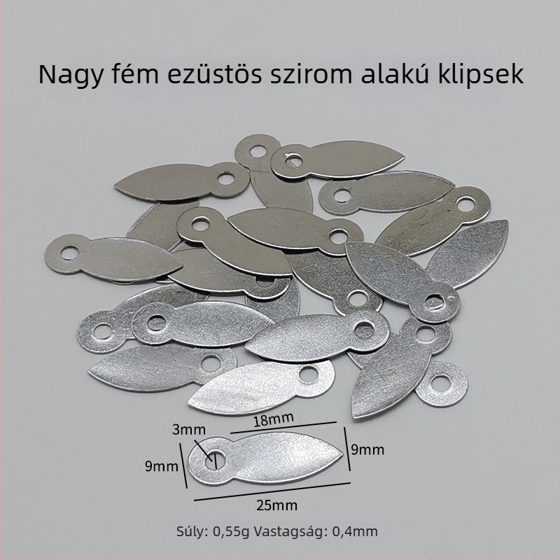 Fém fotókeret hátlap-klipszek – dinnyeszem formájú klipszek, Hongzun márka
