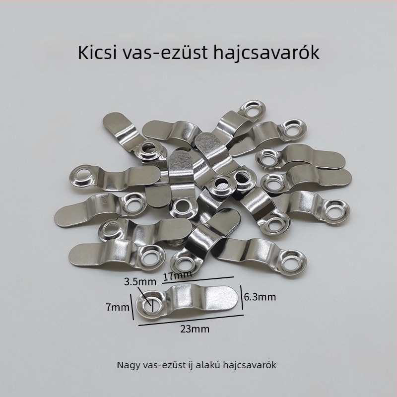 Fém fotókeret hátlap-klipszek – dinnyeszem formájú klipszek, Hongzun márka