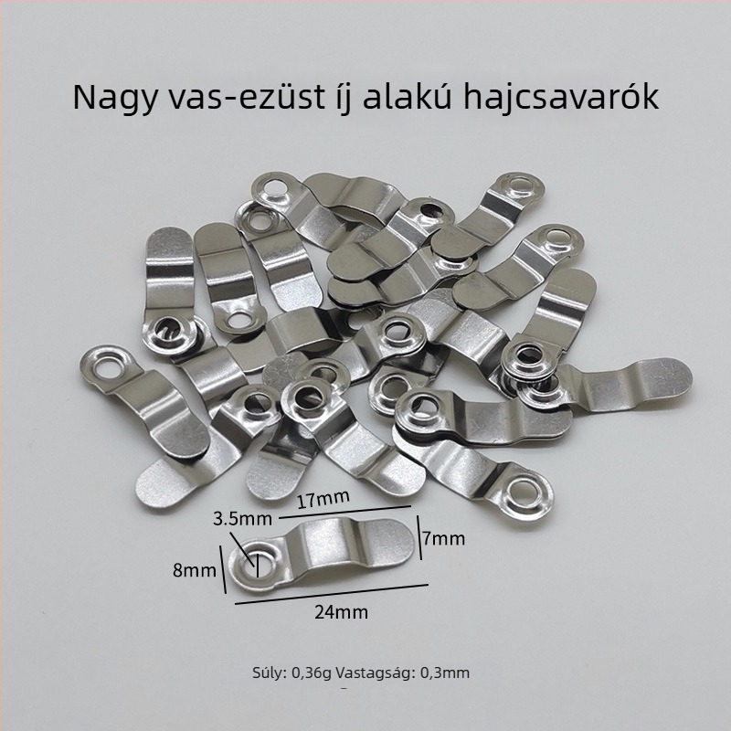 Fém fotókeret hátlap-klipszek – dinnyeszem formájú klipszek, Hongzun márka