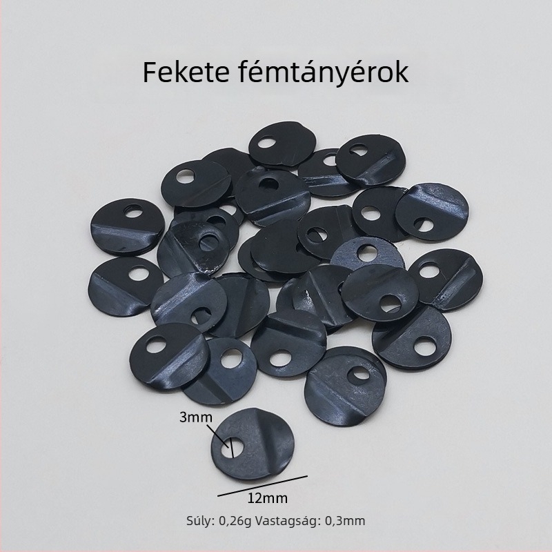 Fém fotókeret hátlap-klipszek – dinnyeszem formájú klipszek, Hongzun márka