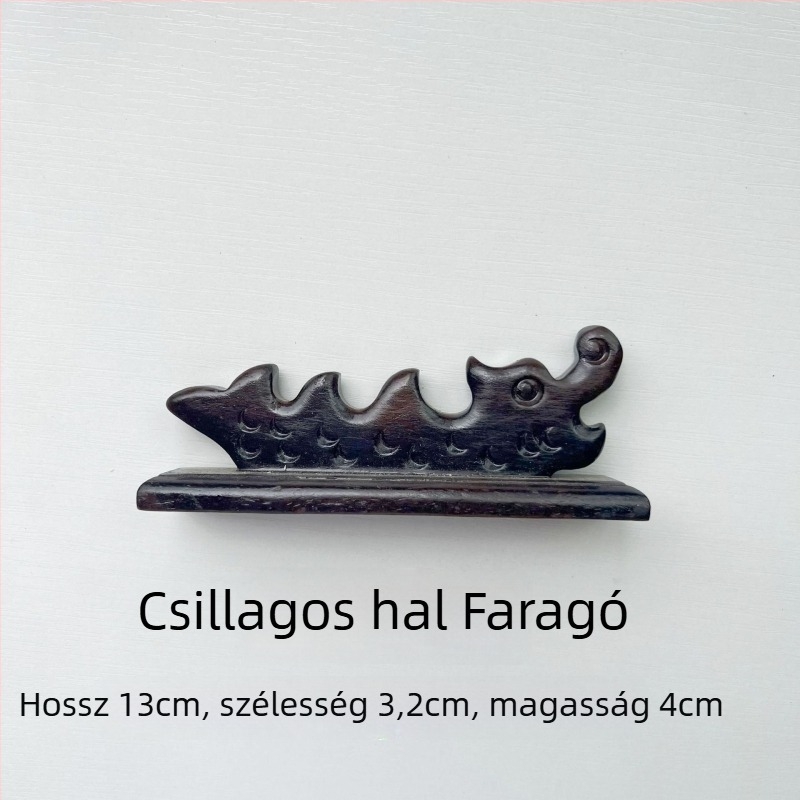 Hegyi tolltartó – ötujjas dizájn, mahagóni és katalpafa, Weizhuang, modell Mahogany Pen Mountain