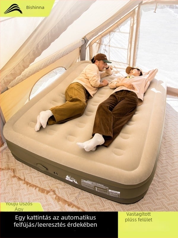 Beishan Wolf felfújható padlós matrac, PVC, 3–5 fő, 3,16 kg, elektromos pumpa