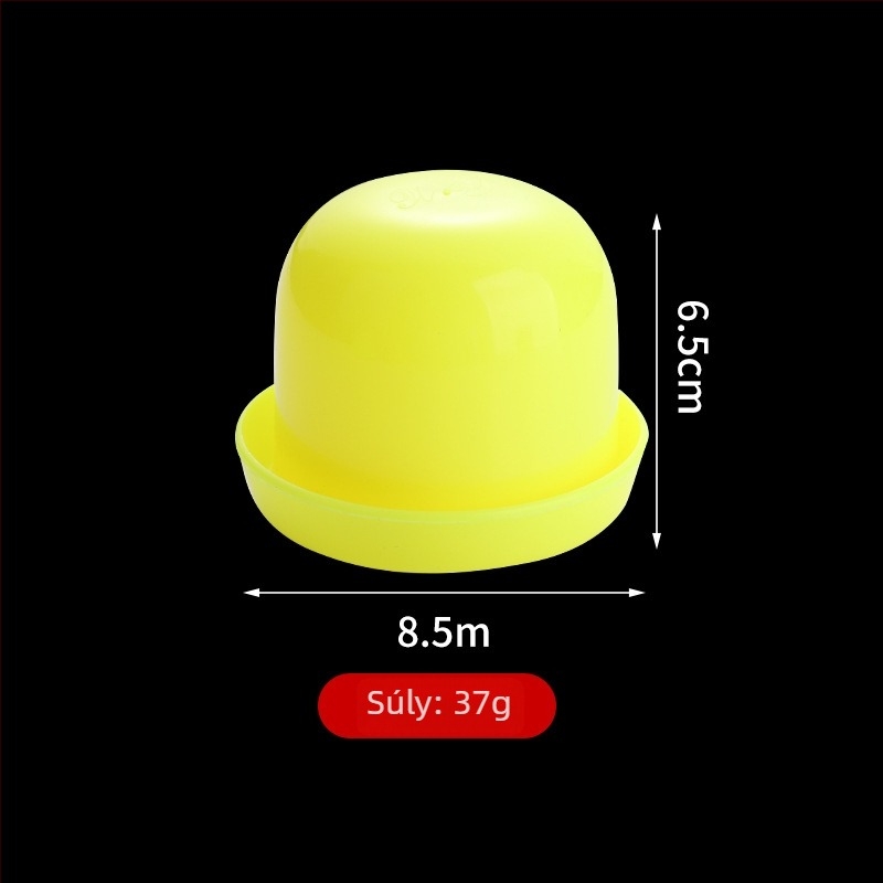 ABS anyagú dobókocka pohár készlet, kerek sarkú kivitel, modell 302, 60 darabos doboz, Apricot Charm márka