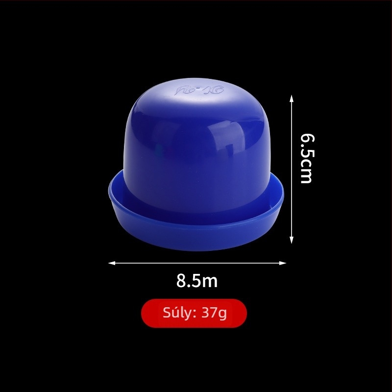 ABS anyagú dobókocka pohár készlet, kerek sarkú kivitel, modell 302, 60 darabos doboz, Apricot Charm márka