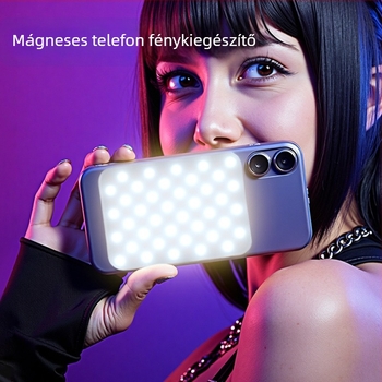 Mini hordozható LED töltőfény mobiltelefonhoz – S8r modell, hordozható fotózási világítás beépített akkumulátorral, kézi használat, 5V, kevesebb mint 10W