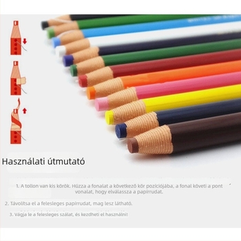 Mitsubishi 7600 olaj-alapú krétaceruza, 0,5 mm tippel, írásra filmre/bőrre/üvegre/metálra