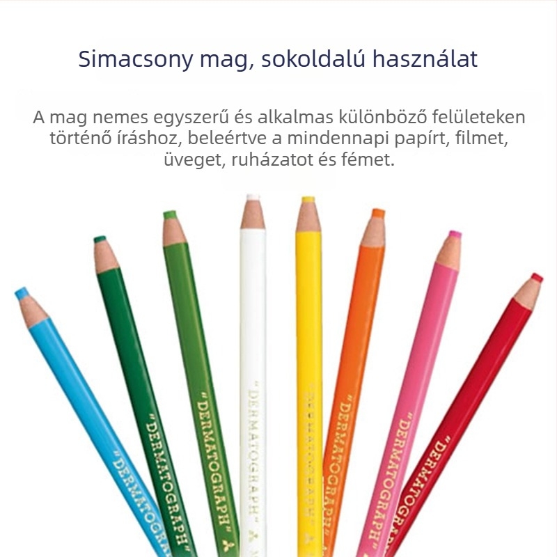 Mitsubishi 7600 olaj-alapú krétaceruza, 0,5 mm tippel, írásra filmre/bőrre/üvegre/metálra