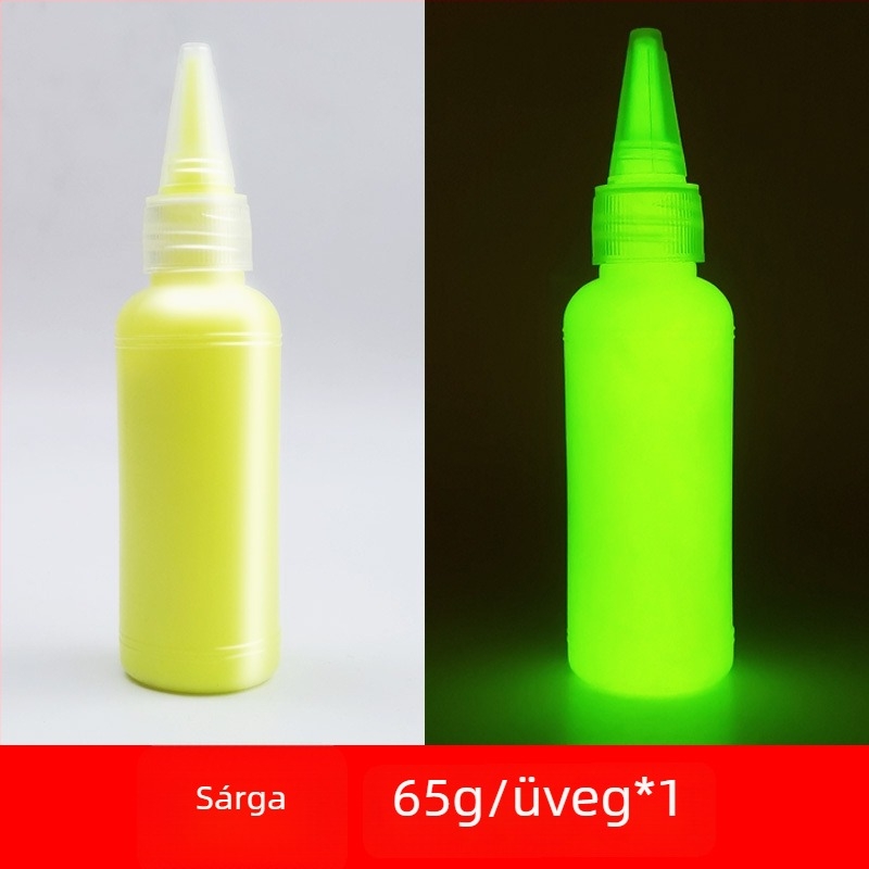 Fénylő akrilfesték, 60 ml, víz alapú, világít a sötétben, fal- és műtermi festéshez