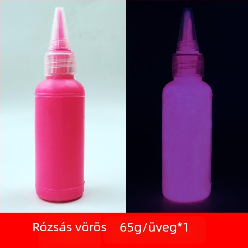 Fénylő akrilfesték, 60 ml, víz alapú, világít a sötétben, fal- és műtermi festéshez