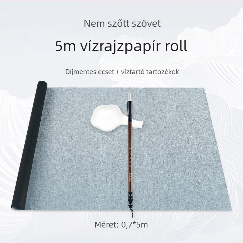 Kalligrafia gyakorló készlet víz alapú íráshoz, rizs háló mintával, nem szőtt brokát, téglalap alakú