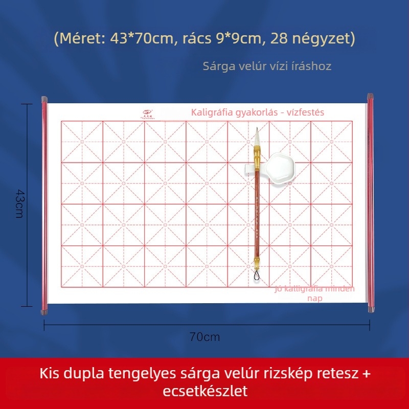 Daily Practice Vízírás Szövet Tekercs Kaligráfia Gyakorláshoz