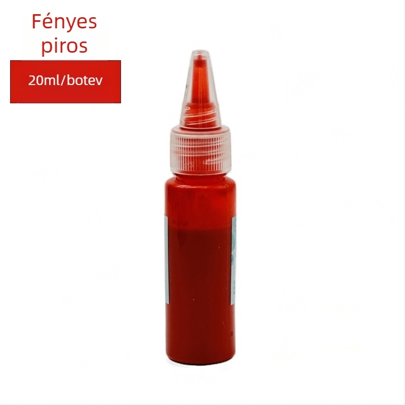 DIY üres összecsukható fanhez való lakk pigmentkészlet, 20 ml, kínai festészethez