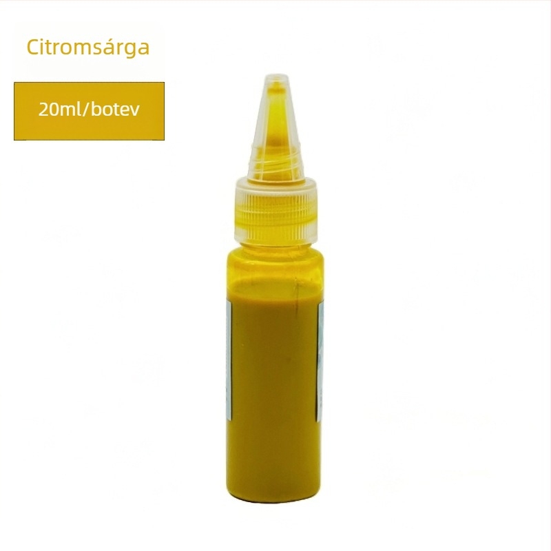 DIY üres összecsukható fanhez való lakk pigmentkészlet, 20 ml, kínai festészethez