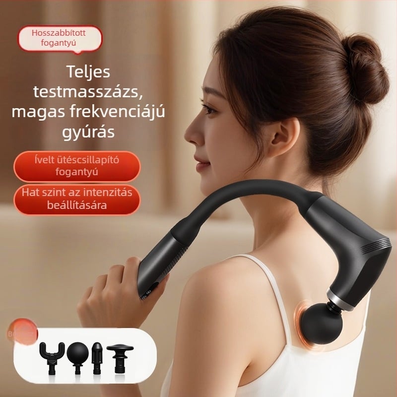 Professzionális masszázsgép 4 fejjel, 5+ sebesség, beépített 1000-1200 mAh akkumulátor, alacsony zajszint (<36 dB)