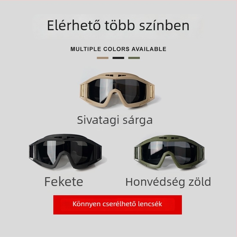 SP049 kerékpáros szemüveg, TPU keret / PC lencsék, cserélhető lencsék, uniszex sport szemüveg