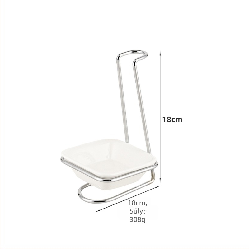 Rozsdamentes acél közhasználatú eszköztartó – Közhasználati készlet, Logónyomtatás elérhető, 2025-ös bevezetés