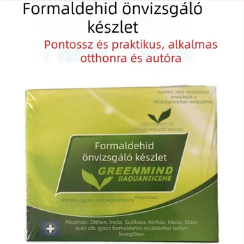 Otthoni formaldehid-detektor – önellenőrző doboz beltéri levegőhöz, tartomány 0.01-0.50, pontosság 0.01, áramellátás nélkül