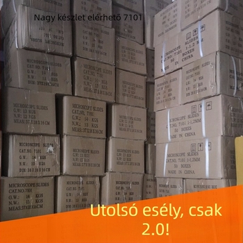 Sailboat 7101 Mikroszkópos üveglapok, átlátszóak, mikroszkóp használatra