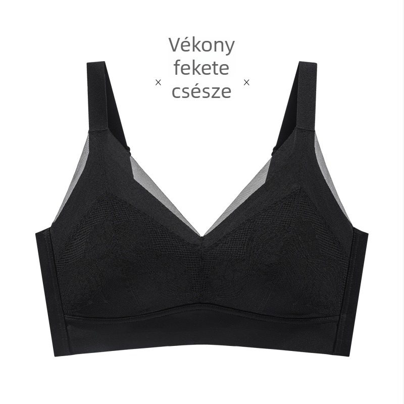 Melltartó teljes kosár, fő anyag spandex, bélés modal, fix vállpántok, hátul négy sor kapocs, fémgyűrű nélkül
