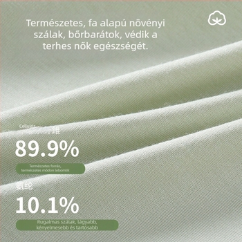 Kismamáknak tervezett fehérnemű regenerált cellulózrostból, antibakteriális, pamut bélés, középmagas derék, elasztikus