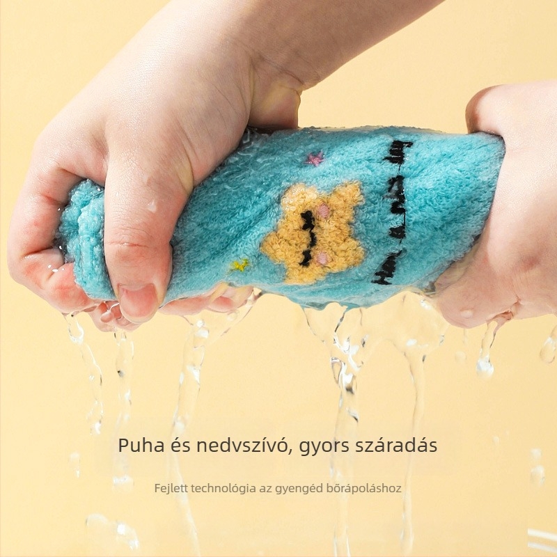 Gyerekek arc törölközője 100% pamut, hímzett, súly 50 g alatt, babáknak