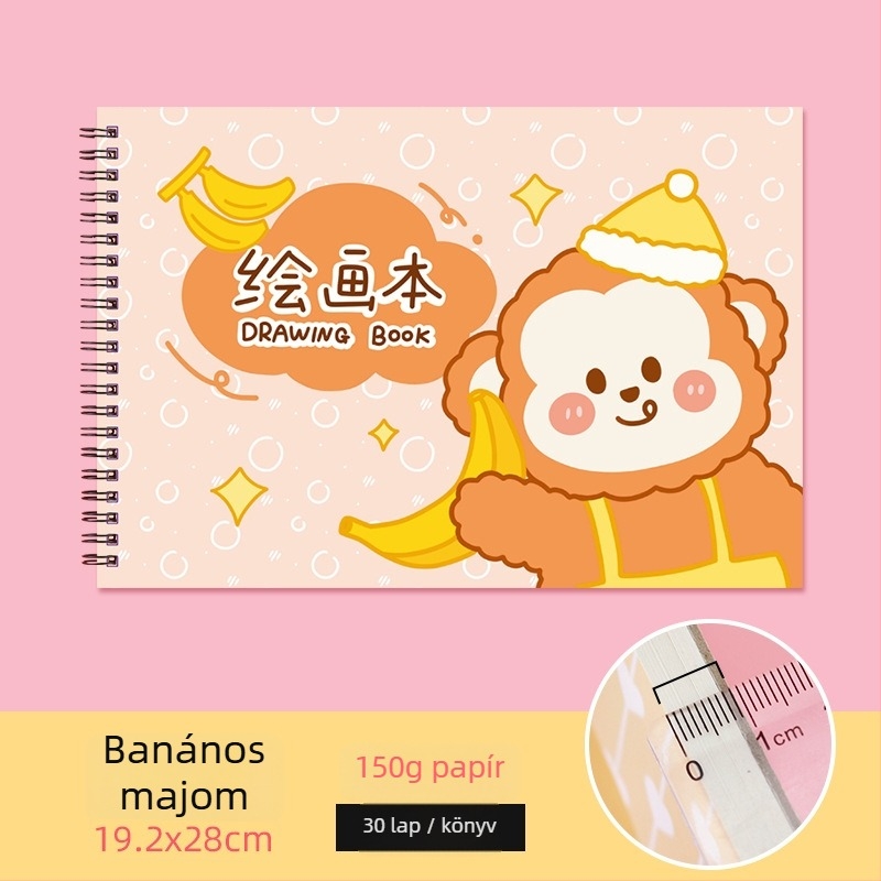 Rajzfüzet – aranyos nyuszi és lusta macska, téma tanári jutalom (Minta: YH-A4; Borító: papír; Kötéssel: szabad lapok; Papír anyag: skiccpapír; 150 gsm; Tömeg: ~298 g; Stílus: 23169906718)