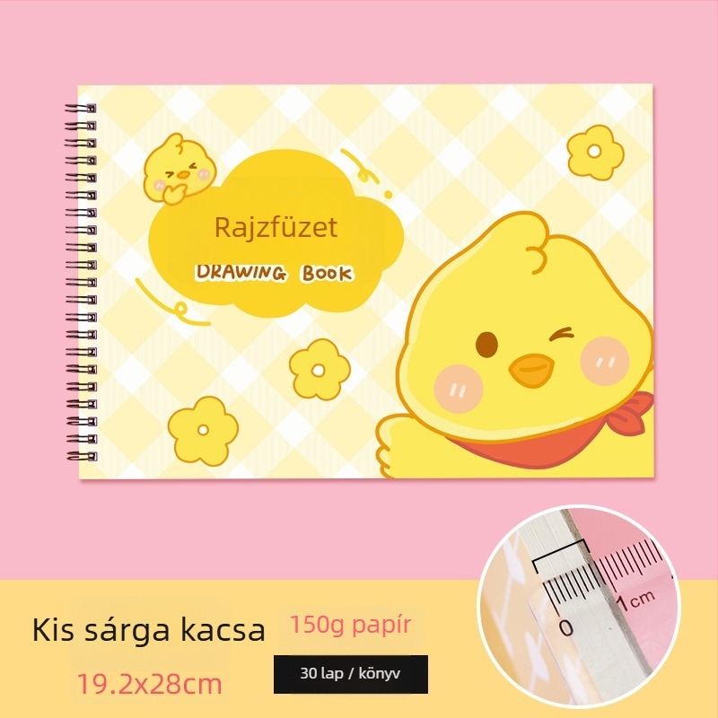 Rajzfüzet – aranyos nyuszi és lusta macska, téma tanári jutalom (Minta: YH-A4; Borító: papír; Kötéssel: szabad lapok; Papír anyag: skiccpapír; 150 gsm; Tömeg: ~298 g; Stílus: 23169906718)