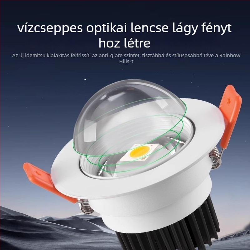 Beépített LED falikar – alumínium ház, modern minimál-design (LED fényforrás, CRI ≥95, Feszültség ≤36V, Modell PJ-CHSD)