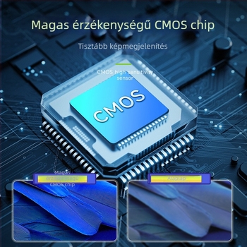 Gyerekeknek szánt digitális elektronmikroszkóp kijelzővel, kézben tartható, hordozható, HD kijelző, rajzfilmszerű dizájn, tudományos és oktatási ajándék