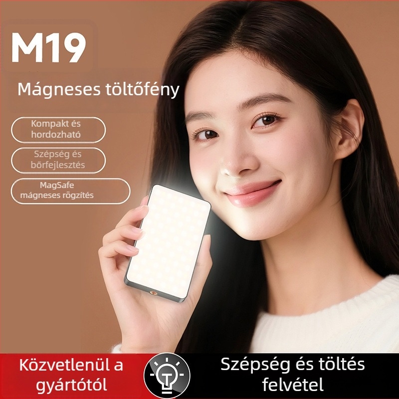 LED töltőfény, kézben tartható, M120 modell, <10W, 3,7V