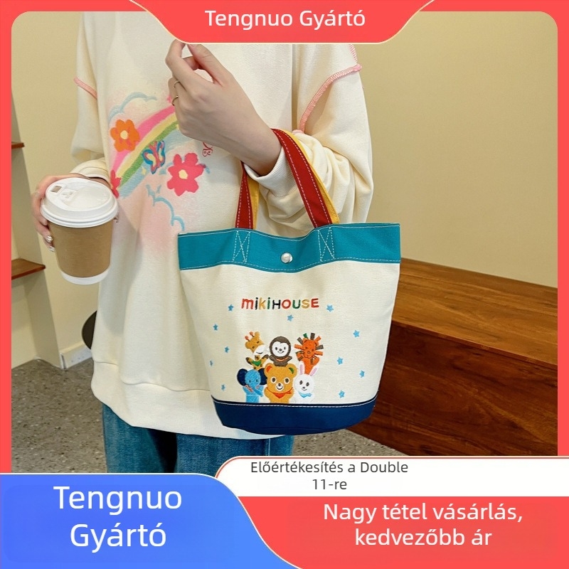 Mini PU gyerek táska — friss és édes stílus, háromfunkciós táska, bélés vászon anyaggal, mindennapi használat