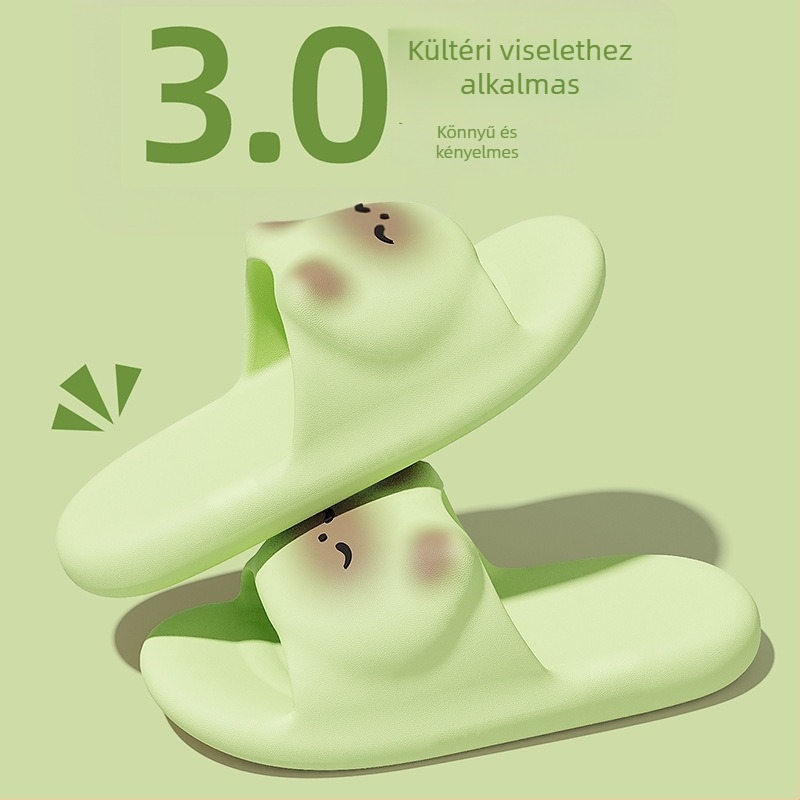 Női pántos papucs, EVA felső rész, EVA belső, négyzetes orr, 2024 tél