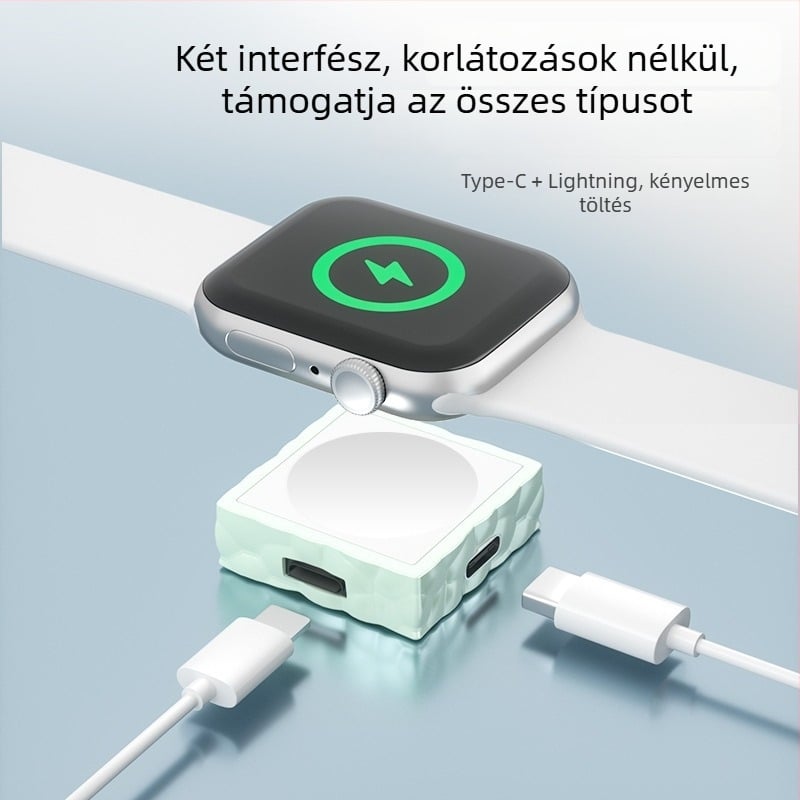 Orsay mágneses vezeték nélküli töltő Apple Watchhoz — 5W, QC2.0, közvetlen töltés