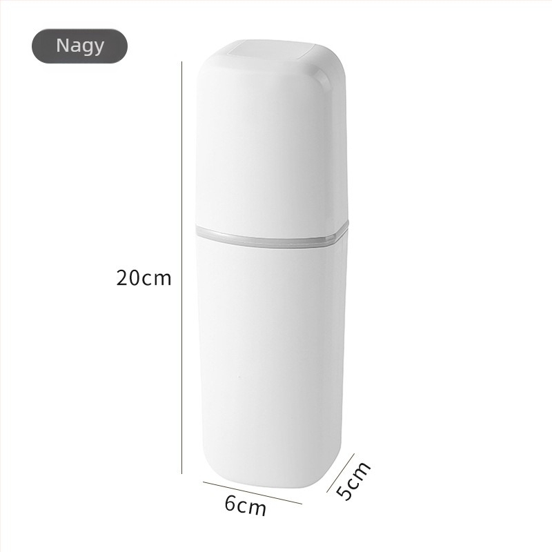 Fogkefetartó tároló – PP anyag, nyomtatott logó, felfüggesztési mód: más módszerek.