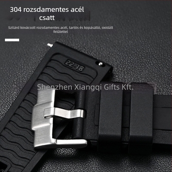 Omega Seamaster 300-hoz készült folyékony szilikon óraszíj, gyors kioldó mechanizmus, porálló, univerzális illeszkedés — Cheung Kei