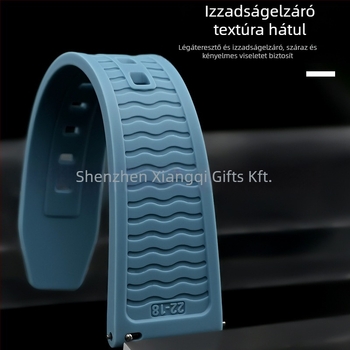 Omega Seamaster 300-hoz készült folyékony szilikon óraszíj, gyors kioldó mechanizmus, porálló, univerzális illeszkedés — Cheung Kei